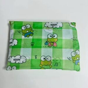 Green Keroppi Patterned Foldable Tote #512